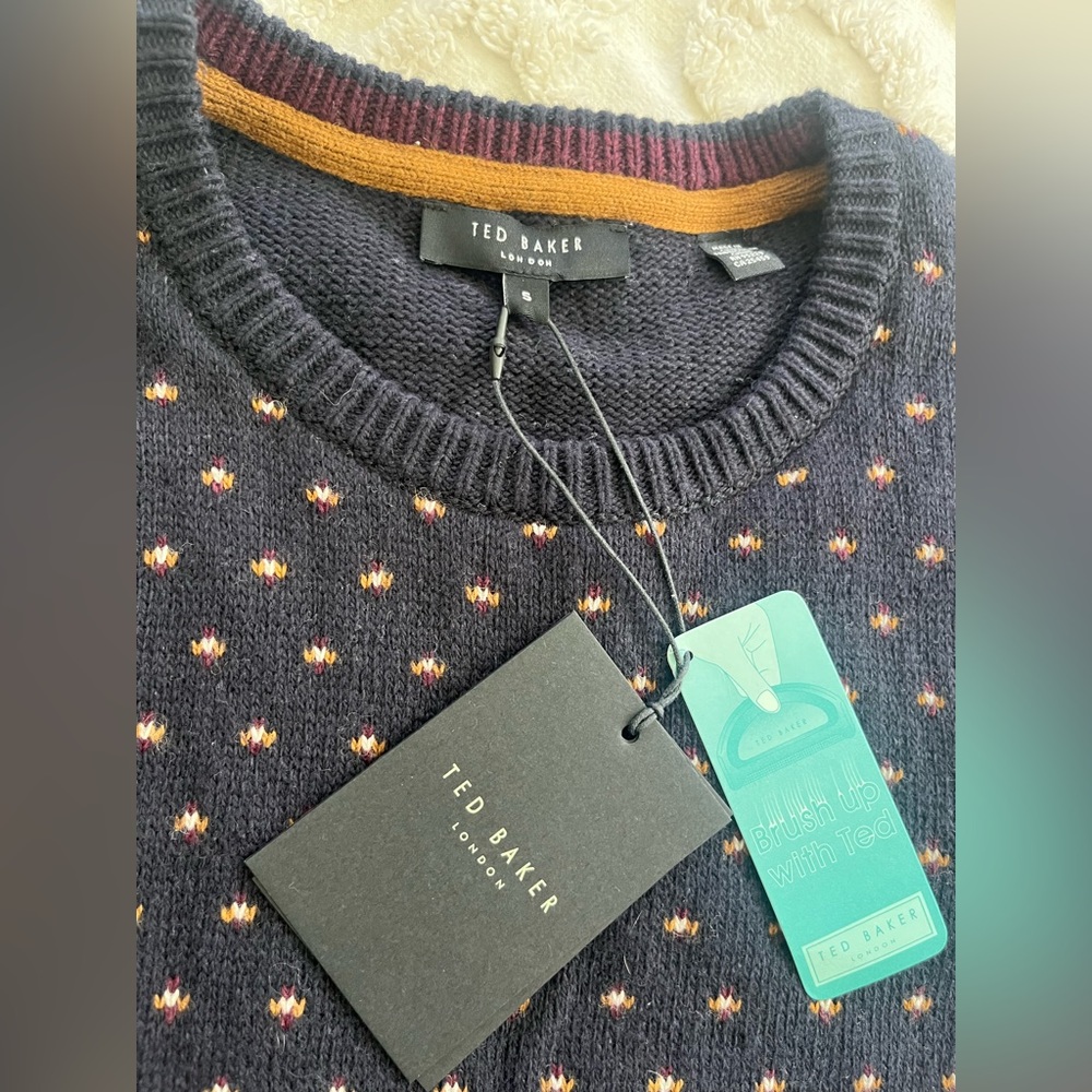 NWT men’s red baker sweater